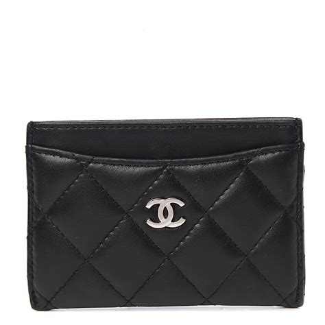 chanel card holder camellia|CHANEL Lambskin Quilted My Chanel Lady Card Holder On .